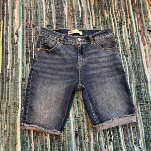 Girls Levi's 515 Slim Shorts - Bermuda Length Size 14
